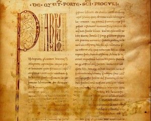 Перша сторінка "Райської книги" 